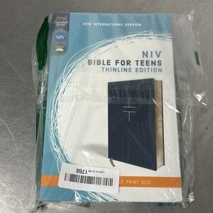 NIV Bible for‎ Teens, Thinline Edition, Zondervan, 2011 Blue Cover New Student